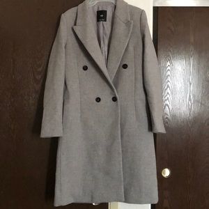 Grey long coat